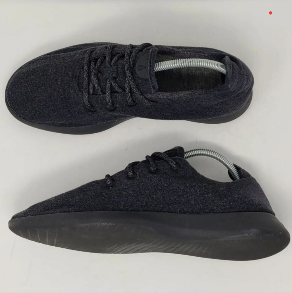 Allbirds WR Wool Runners Dark Gray Lace-Up Athletic Running Sneakers Men's US 10
